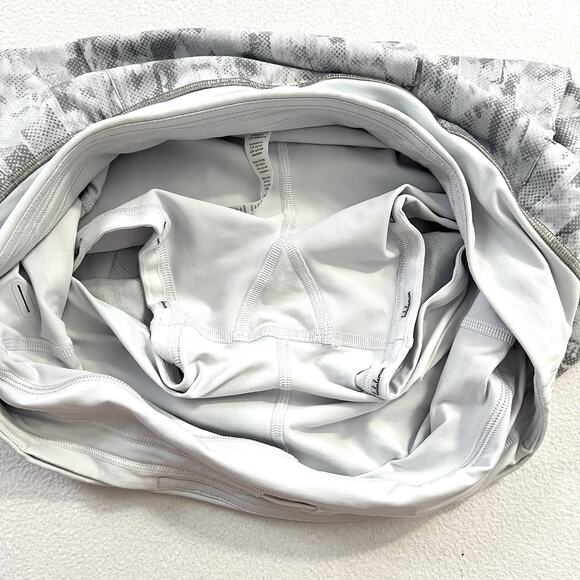 Lululemon Pace Rival Skirt No Panels 15" City Breeze Alpine White Multi 10 Tall - Picture 5 of 10